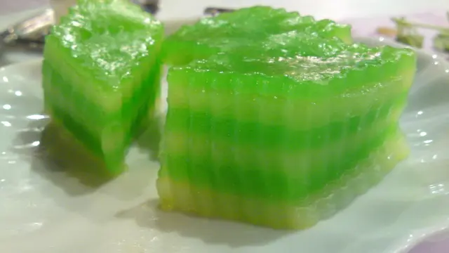 千層糕,精瑩剔透