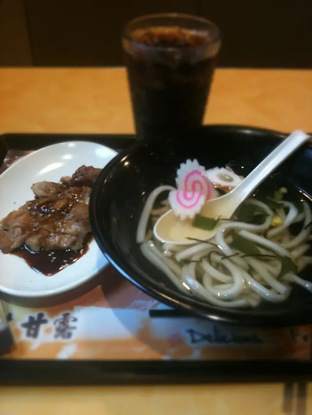 照燒雞排烏冬
