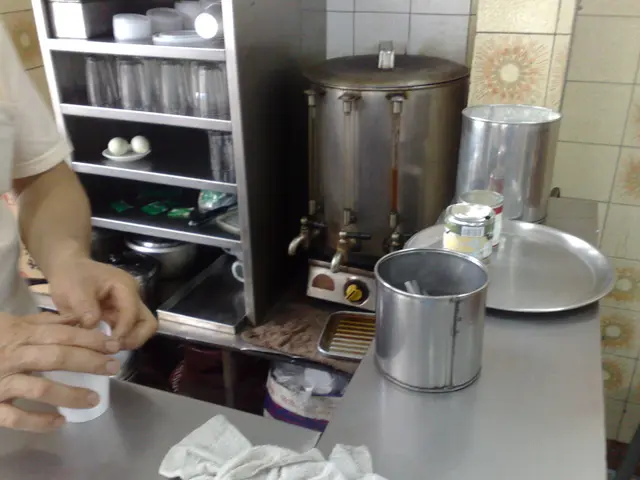 Coffee is stored in a Boiler, yet Surprisingly ok.