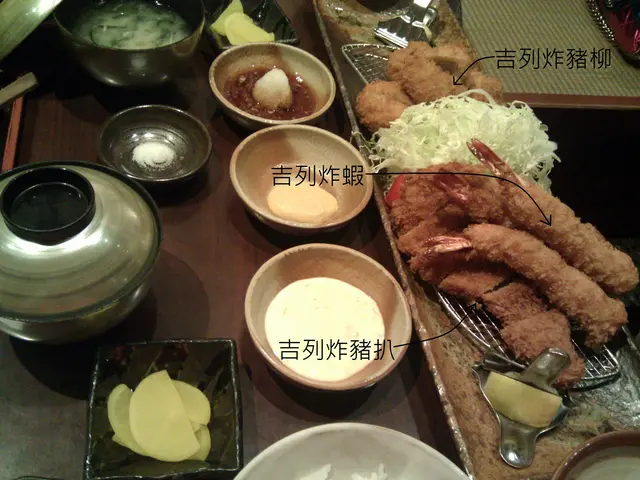 吉列炸豬柳、吉列炸豬扒拼吉列炸蝦套餐