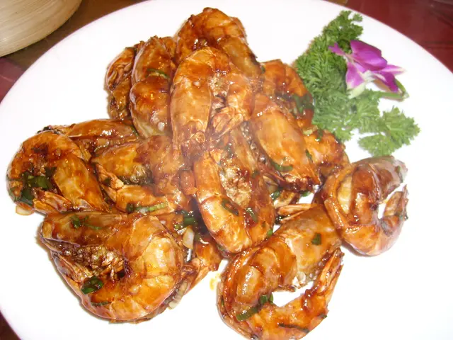 豉油皇煎海中蝦