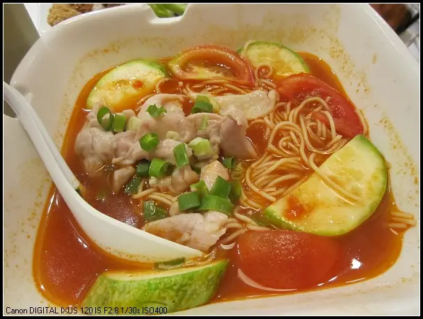 和風蕃茄雞柳拉面