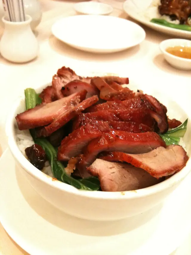柴皮叉燒飯