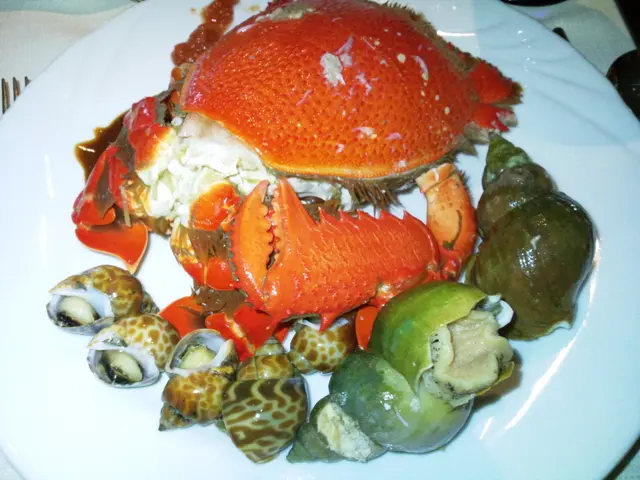 加菲蟹：沒有想到，它是一整隻一整隻的出現；翡翠螺：又大又好食