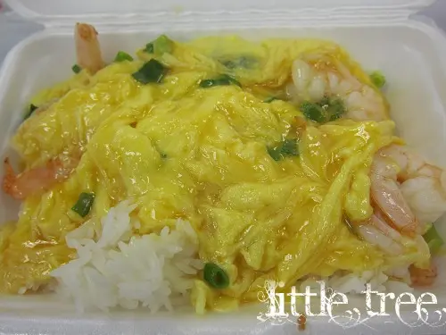 滑蛋蝦仁飯