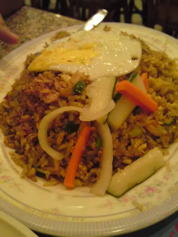 the spicy indonesian fried rice