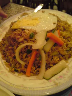 the spicy indonesian fried rice