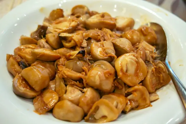 瑤柱鮮菇燴海參