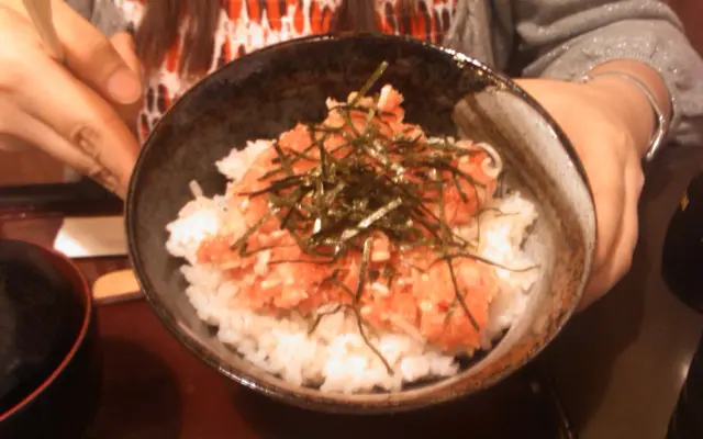 香蔥伴藍鰭吞拿魚腩蓉飯