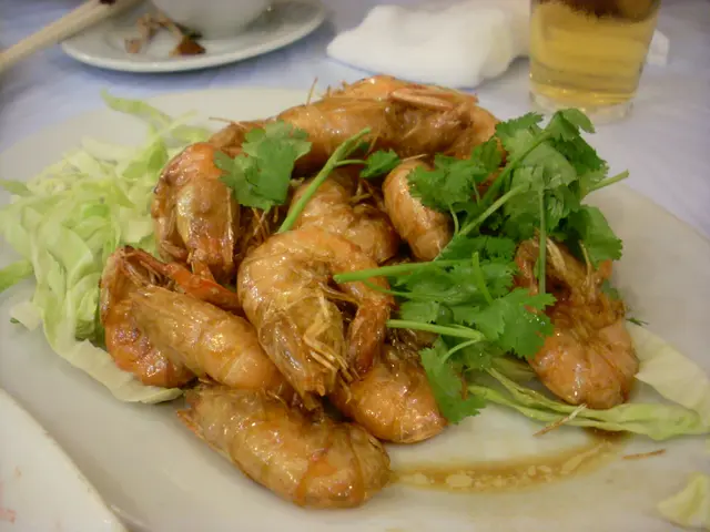 干煎豉油皇生蝦