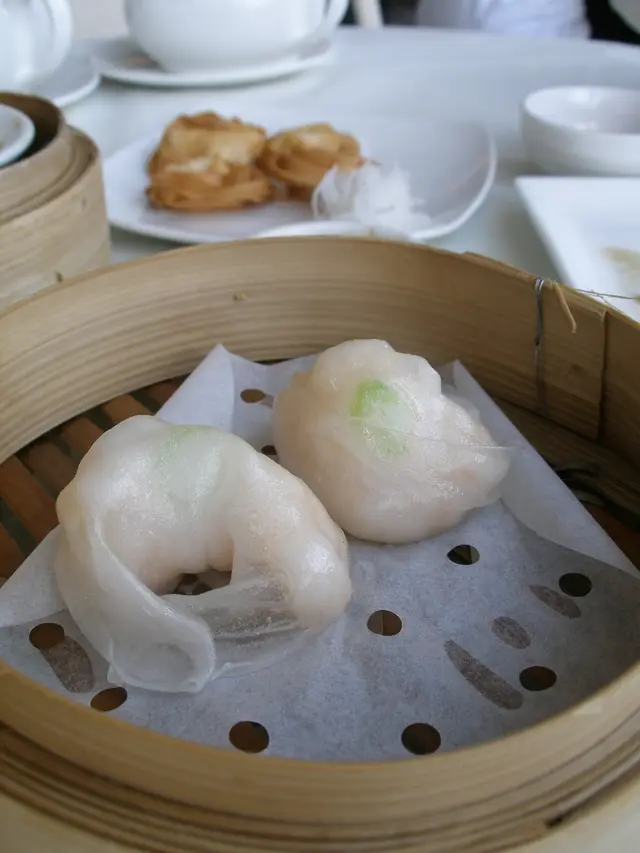 蝦餃, 免費送的