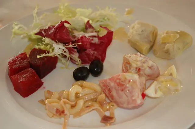 這碟是蔬菜和沙律