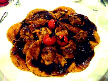 Wagyu Beef Cheek Ravioli,Goose Liver,Black Truffle