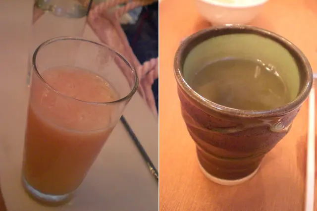 石榴沙冰 VS '加拿大味'荷花茶