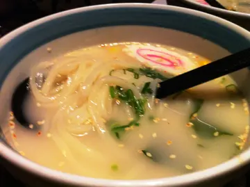 自制鱼汤稻庭乌冬