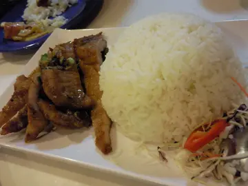 極乾豬扒配白飯,冇汁送!