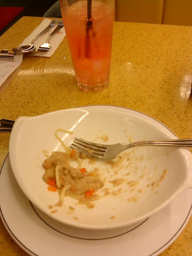 食完既芝士吞拿魚意粉XD