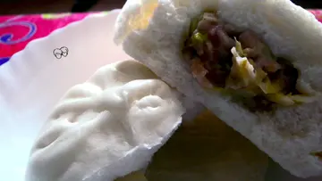 菜肉包內部結構