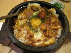 咖哩芝士鸡柳饭