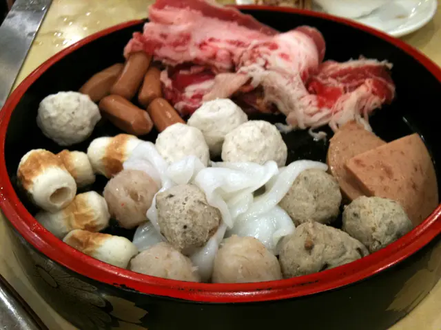 一大份自撰食料材..