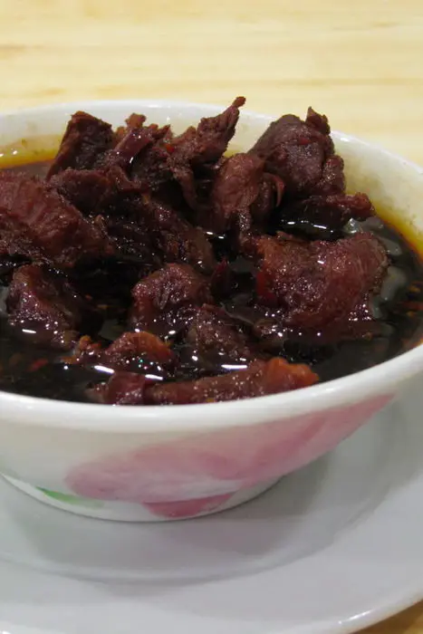 餐前小食 : 麻辣牛肉