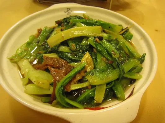 豆豉鯪魚油麥菜