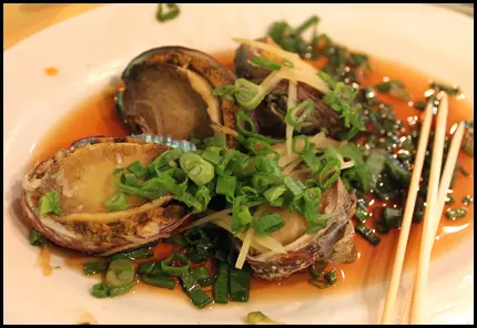 清蒸鮑魚