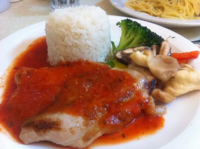 無骨豬扒飯