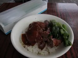 17元的烧鸭饭