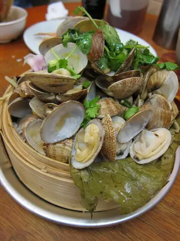 籠仔蒸蜆飯