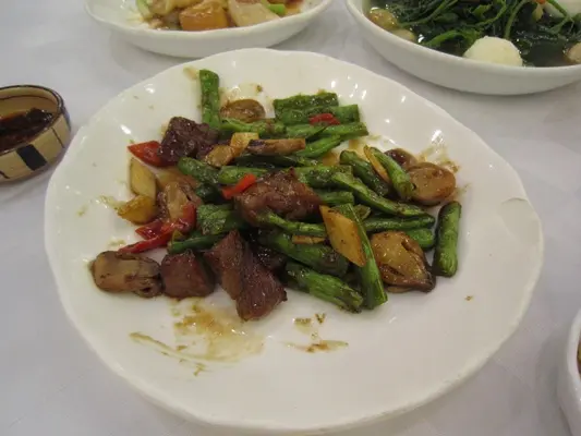 燒汁季豆牛柳粒