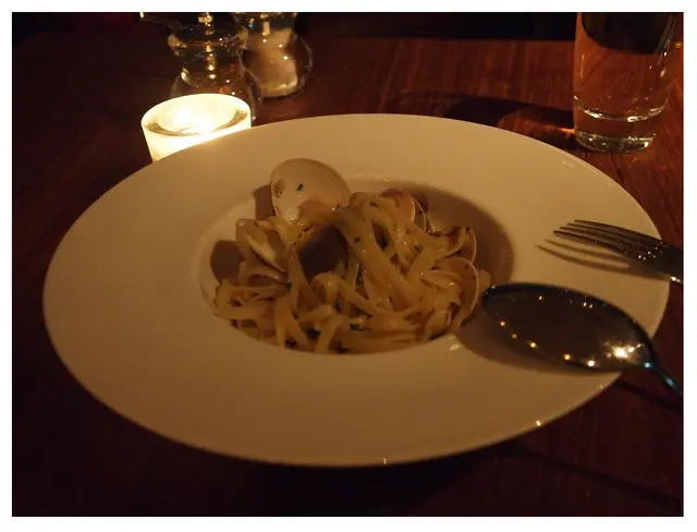 辣蜆肉意大利扁麵