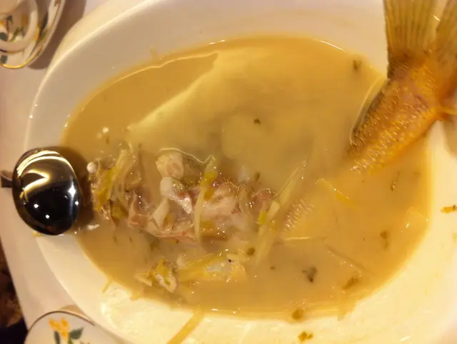 野生中黄鱼（吃了一半才想起拍照）