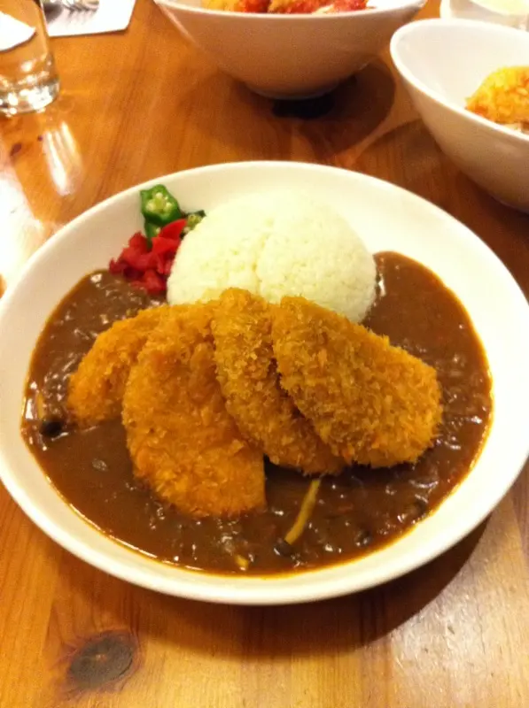 日式咖哩炸免治豬肉餅飯