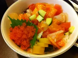 什锦鱼生饭