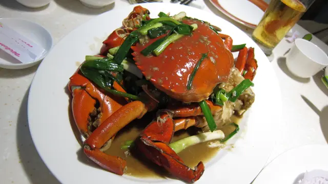 白胡椒炒蟹