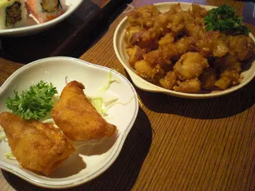 脆炸饺子、七味鸡轶骨