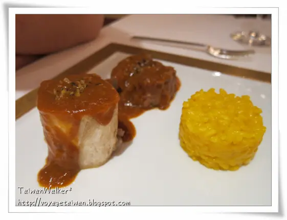 牛仔膝配特色意大利飯