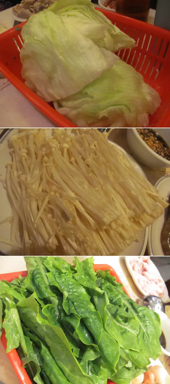 生菜、金菇及油麥菜還不錯