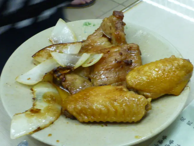 洋蔥豬扒,雞中翼