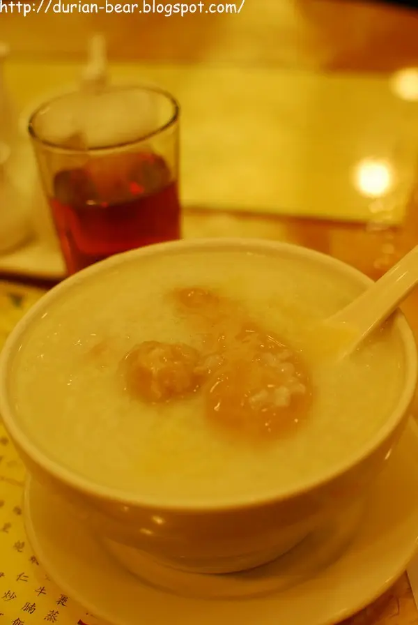 豬膶肉丸粥