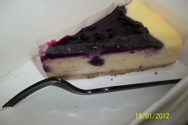 Blueberry cheesecake