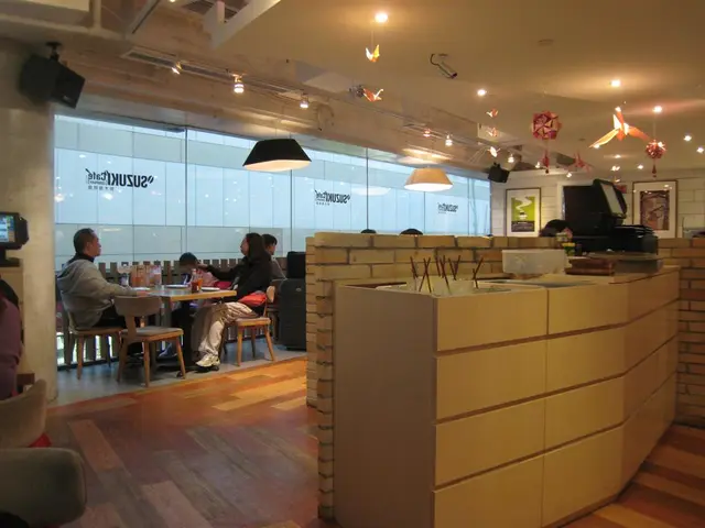 這邊外望永安公司, counter 減低了開揚感