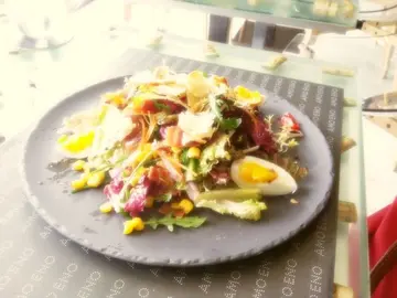 Sweet Beets, Fig and Orange with Wasabi Goat Cheese and Champagne