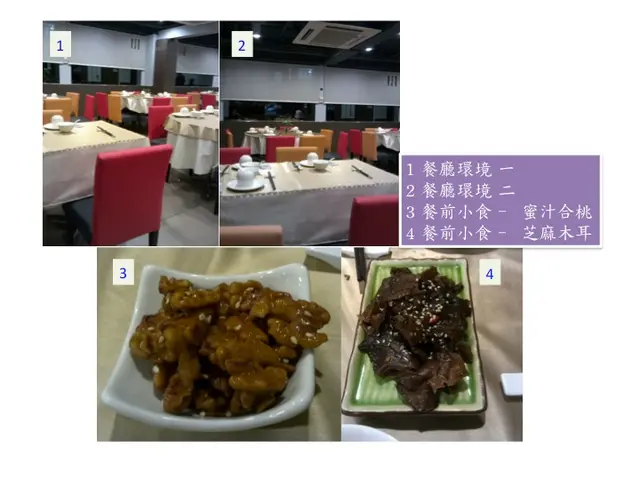 食店環境及餐前小食 ﹣ 芝麻木耳及蜜汁合桃