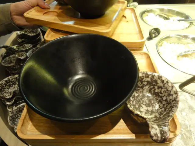 大碗裝食材,小碗裝調味料