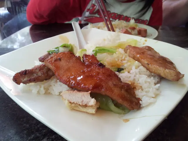 豬扒飯...普通
