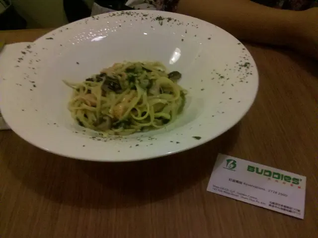 忌廉菠菜雜箘天使面