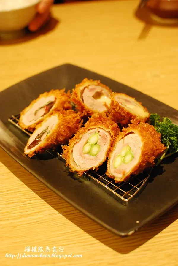 元祖三色豬柳卷套餐