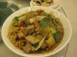 豉椒排骨炒面